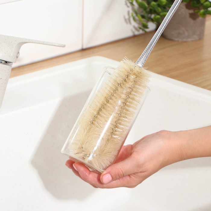 Ёршик для посуды Доляна, 42×6 см, цвет МИКС Ёршик для посуды Доляна, 42×6 см, цвет МИКС