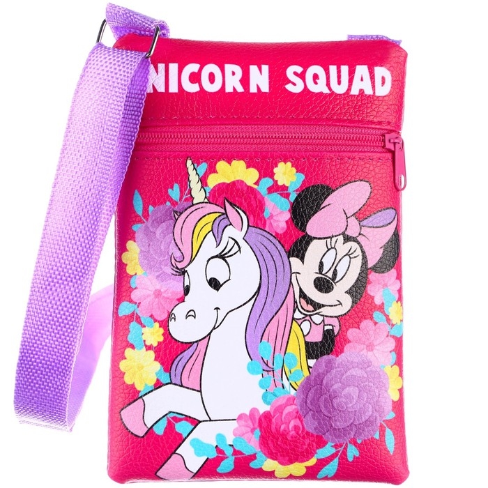 Сумка поясная детская, 11х16 см, Минни Маус Сумка поясная детская, 11х16 см, Минни Маус