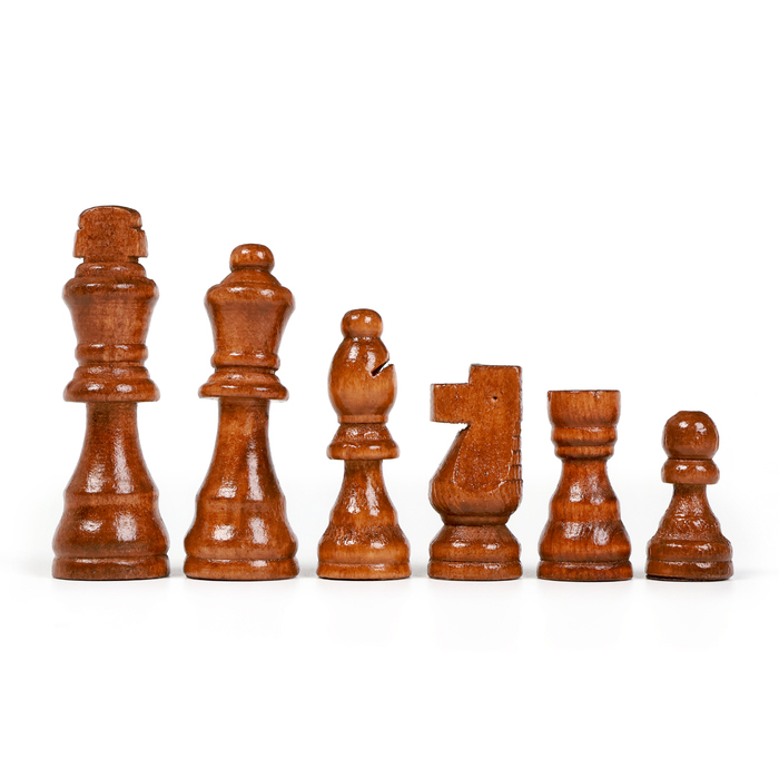 Настольная игра 3 в 1  Настольная игра 3 в 1 "Король": нарды, шахматы, шашки, 39 х 39 см