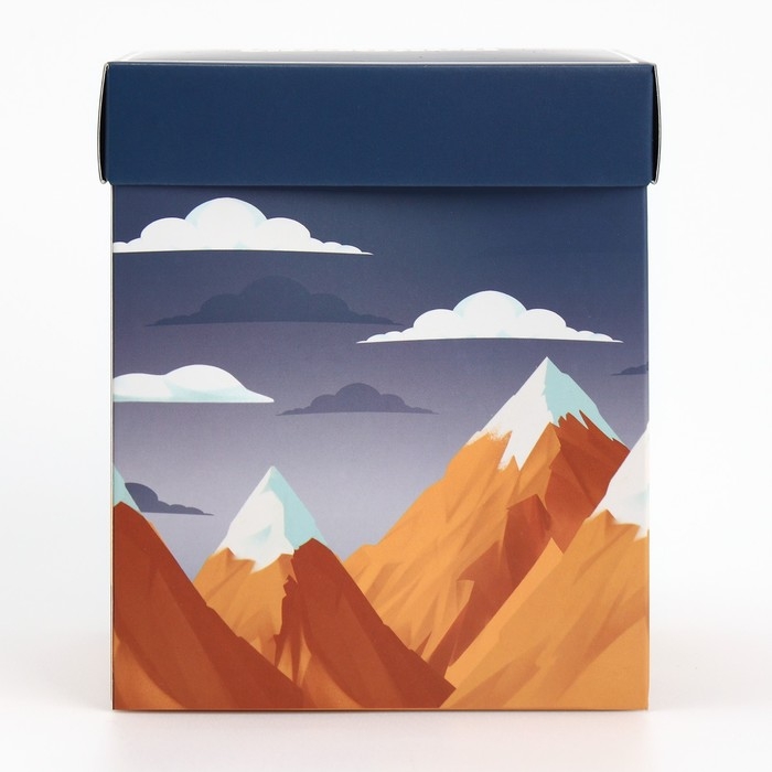 Коробка подарочная складная с 3D эффектом, упаковка, «Покоряй вершины», 11 х 11 х 13 см Коробка подарочная складная с 3D эффектом, упаковка, «Покоряй вершины», 11 х 11 х 13 см