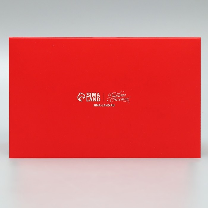 Коробка складная с двусторонним нанесением «Сладкого Нового года» 16 х 10 х 10 см, Новый год Коробка складная с двусторонним нанесением «Сладкого Нового года» 16 х 10 х 10 см, Новый год