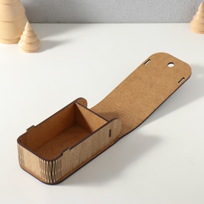 Новогодняя шкатулка-книга  Новогодняя шкатулка-книга "С Новым годом" 13х7х4 см