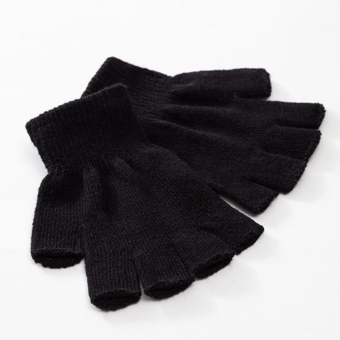 Митенки MINAKU ,цв. черный, р-р 15 (6-8 лет) Митенки MINAKU ,цв. черный, р-р 15 (6-8 лет)