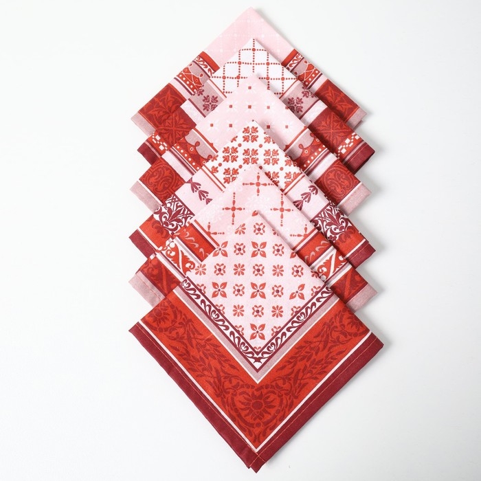 Платок носовой мужской 28х28см, 6шт, рис 18663-2, микс, ситец 100г/м, хл100% Платок носовой мужской 28х28см, 6шт, рис 18663-2, микс, ситец 100г/м, хл100%