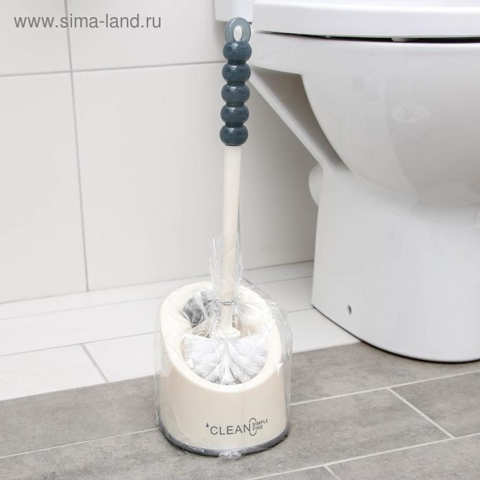 Ёрш для унитаза с подставкой Accoona, 17,5×13,5×44 см, цвет белый Ёрш для унитаза с подставкой Accoona, 17,5×13,5×44 см, цвет белый