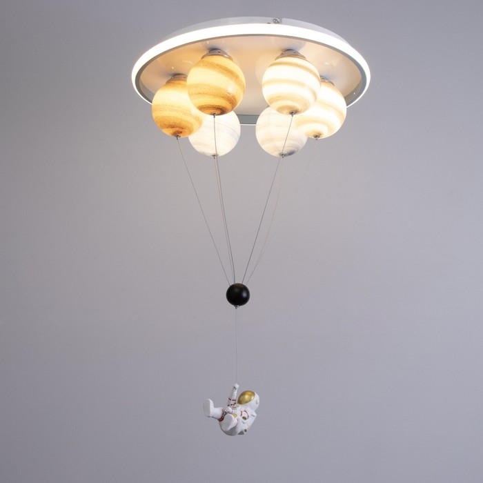 Люстра Люстра "Полет" 6хЕ27 40Вт белый 50х50х60см