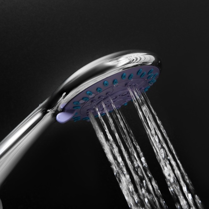 Душевая лейка ZEIN Z403, пластик, 4 режима, цвет хром Душевая лейка ZEIN Z403, пластик, 4 режима, цвет хром