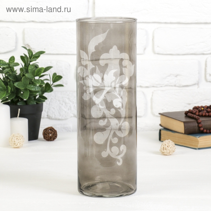 Ваза  Ваза "Семптарос-дымка" трубка 107  30см