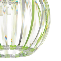 Светильник BayerLux 4330/1, 1хЕ27 15Вт,, зеленый/прозрачный 21х24+60 см