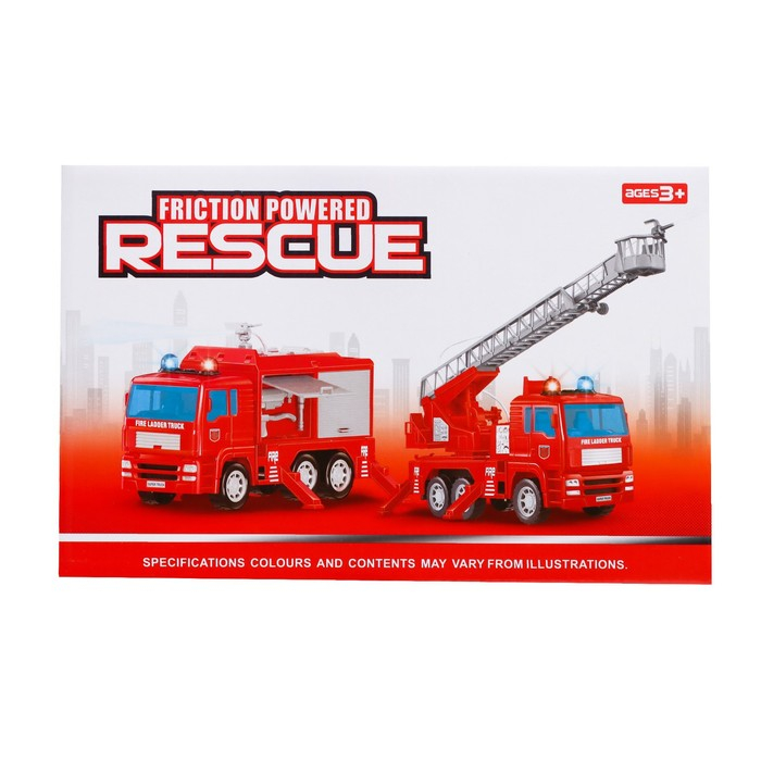 Машина инерционная «Пожарная», масштаб 1:16, световые и звуковые эффекты, стреляет водой, МИКС Машина инерционная «Пожарная», масштаб 1:16, световые и звуковые эффекты, стреляет водой, МИКС