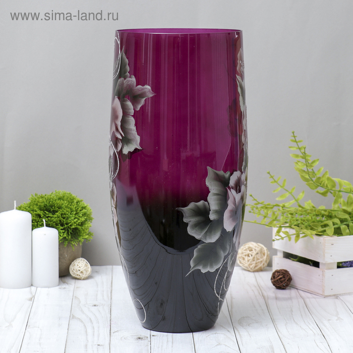 Ваза Ваза "Ваперто" H=40 см. D=16,5см, толщ.стекла=3,3мм