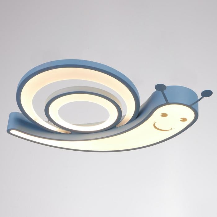 Светильник с ПДУ 1789/1 LED 42Вт диммер синий 50х50х6 см BayerLux