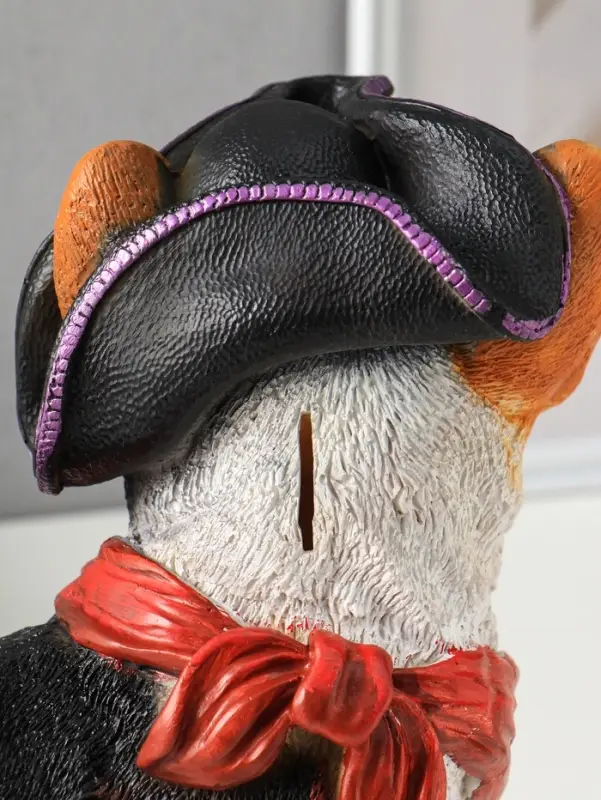 Копилка для денег &laquo;Собака Корги, пират&raquo;, 26&times;28&times;14 см