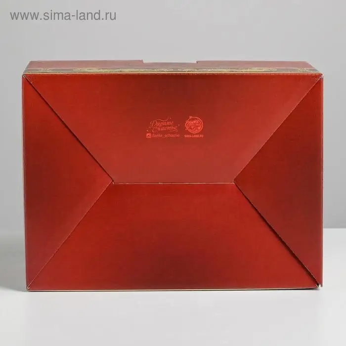 Коробка подарочная сборная, упаковка, &laquo;С 23 февраля&raquo;, 26&times;19&times;10 см