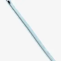 Молния &laquo;Спираль&raquo;, №5, разъёмная, со светоотражающей полосой, замок автомат, 60 см, голубая