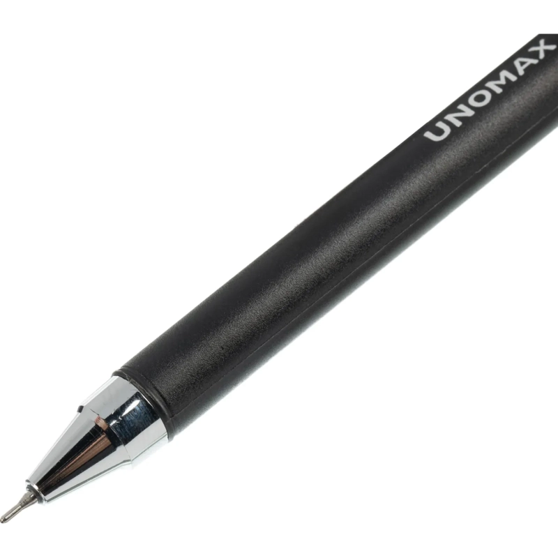 Ручка гелевая неавтомат. Unomax Geltron, д.ш. 0,5 мм, черная