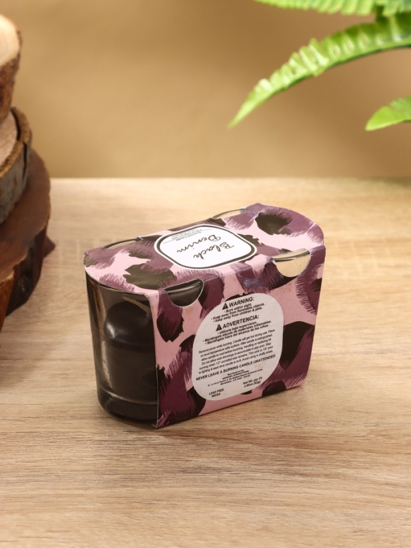 Набор свечей "BALLY BAND" 60 гр, чёрный деним