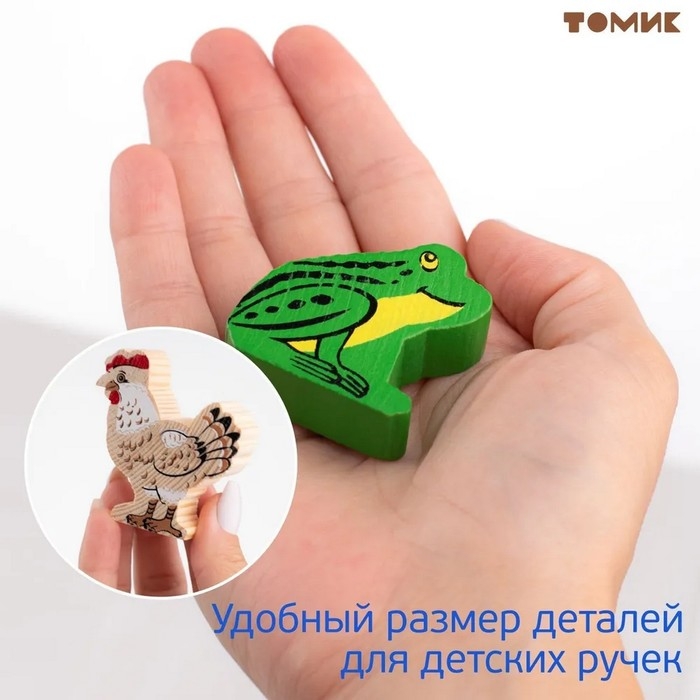 Конструктор «Первые сказки: Колобок, Курочка Ряба, Теремок», 30 элементов Конструктор «Первые сказки: Колобок, Курочка Ряба, Теремок», 30 элементов