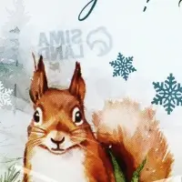 Тарелка новогодняя плоская &laquo;С Новым годом! Лесная сказка&raquo;, d=20 см