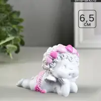 Фигура &laquo;Ангел лежит личико на ручках&raquo; 8&times;5.5&times;6.5 см