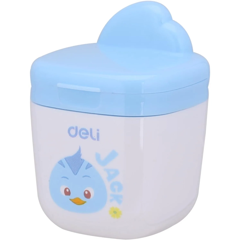 Точилка ручная Deli ER01300, 1 отверстие, с контейнером, пластик, ассорти