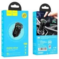 * Переходник Z44 АЗУ на USB QC3.0 + Type-C PD20W HOCO черный