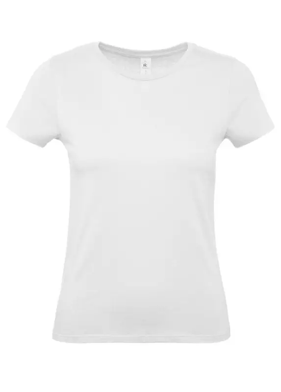 Футболка E150 женская, белая, размер XL