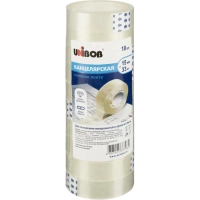 Клейкая лента канцелярская Unibob 15x33 (10шт/уп)