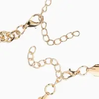 Браслет "Стиль" (набор 3шт) плетение, звенья, цвет белый в золоте