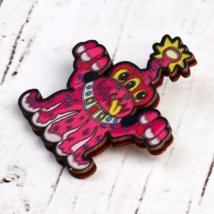 Деревянный значок «Осьми» Деревянный значок «Осьми»