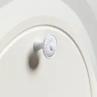 Ручка кнопка CAPPIO RK004, d=30 мм, белая, набор 10 шт.