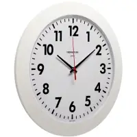 Часы настенные, серия: Классика, плавный ход, d=30 см, белый обод