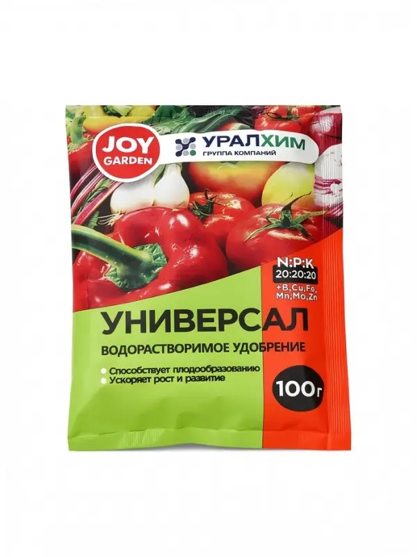 Удобрение водорастворимое JOY  "Универсал", 100 г