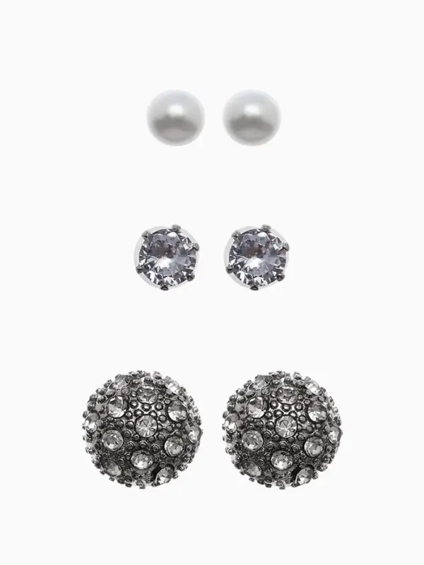 Серьги пусеты &laquo;Ассорти&raquo;, форма МИКС, цвет МИКС