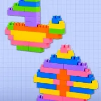 Конструктор средний, 72 элемента, МИКС