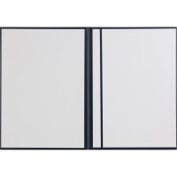 Папка адресная без тиснения бумвинил с поролоном синяя