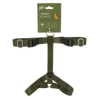 Шлейка для животных тм VETTA, нейлон, хаки/беж, обхват шеи 35-50см, обхват груди 45-55см, размер M