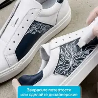 Маркер для кожи deVENTE. Master Jumbo, линия 14 мм, белый матовый