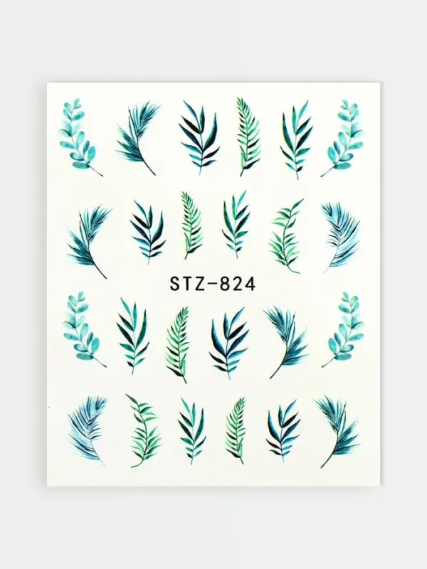 Слайдеры для ногтей «GREEN», зелёные