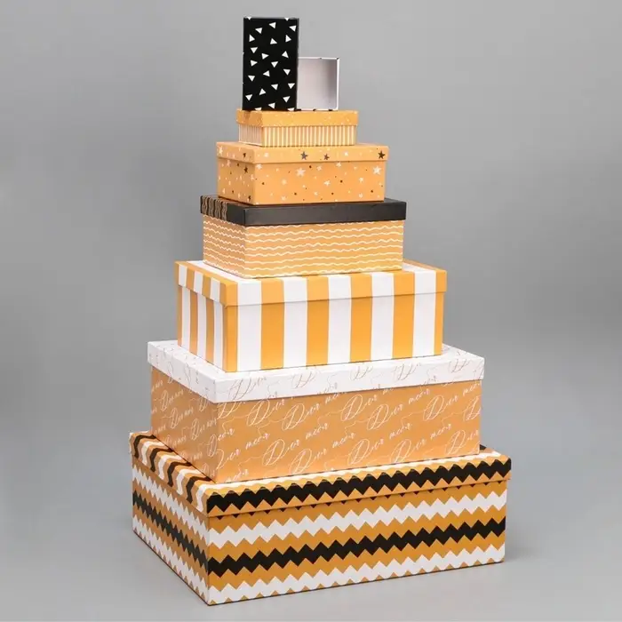 Набор коробок подарочных 15 в 1 &laquo;Универсальный&raquo;, 12&times;7&times;4 см - 47&times;31&times;18 см