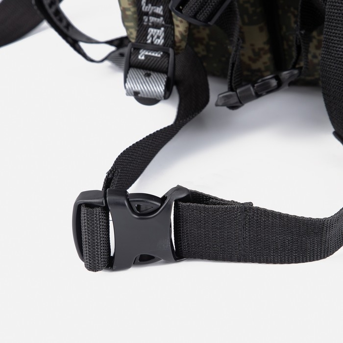 Рюкзак тактический, Taif, 45 л, отдел на молнии, 2 наружных кармана, цвет камуфляж/зелёный Рюкзак тактический, Taif, 45 л, отдел на молнии, 2 наружных кармана, цвет камуфляж/зелёный