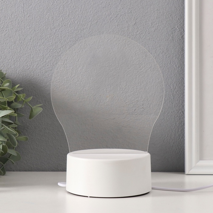 Светильник Светильник "Список дел" маркер + протирка LED RGB от USB 10х13,5х18 см