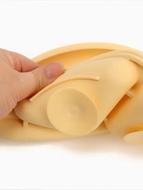 Тарелка детская секционная, 3 секции, молочный, Mum&Baby