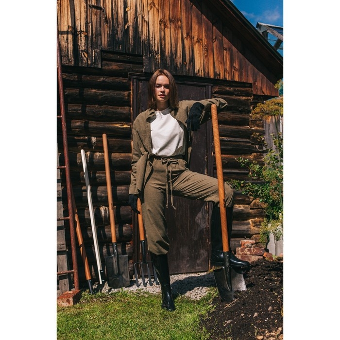 Лопата универсальная, L = 148 см, деревянный черенок высшего сорта, Greengo Лопата универсальная, L = 148 см, деревянный черенок высшего сорта, Greengo