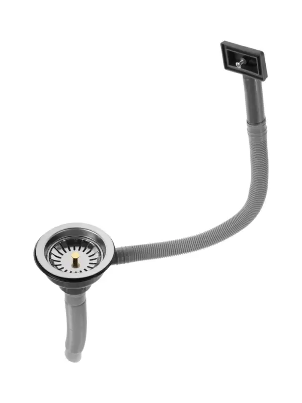 Мойка кухонная ZEIN, накладная, правая, 0.4 мм, 80*60*16 см, 3 1/2&rsquo;&rsquo;, с сифоном