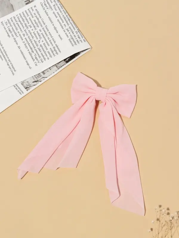 Заколка - автомат для волос QF &laquo;Джулия&raquo;, 24&times;12 см, розовая