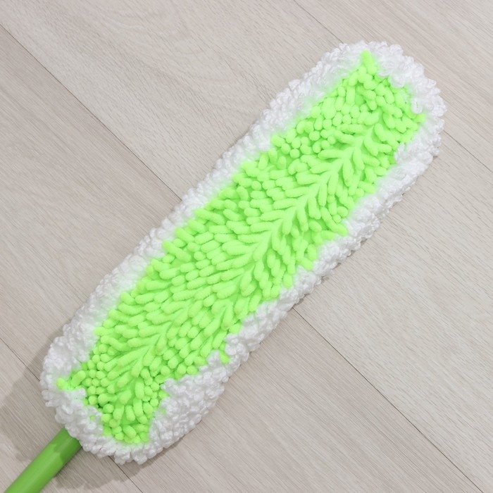 Швабра для мытья пола Доляна, микрофибра 38×8 см, гибкие края, телескопическая ручка 80(120) см Швабра для мытья пола Доляна, микрофибра 38×8 см, гибкие края, телескопическая ручка 80(120) см