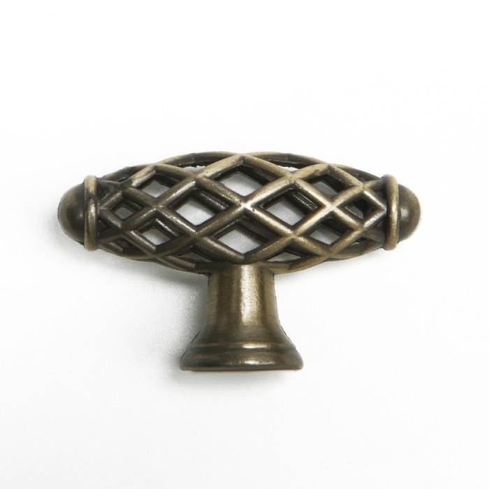 Ручка кнопка ТУНДРА PK039AB, цвет бронза, 8 шт TMP Ручка кнопка ТУНДРА PK039AB, цвет бронза, 8 шт TMP