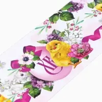 Форма ободок для кулича «ХВ» на пасху, 32.2×9 см