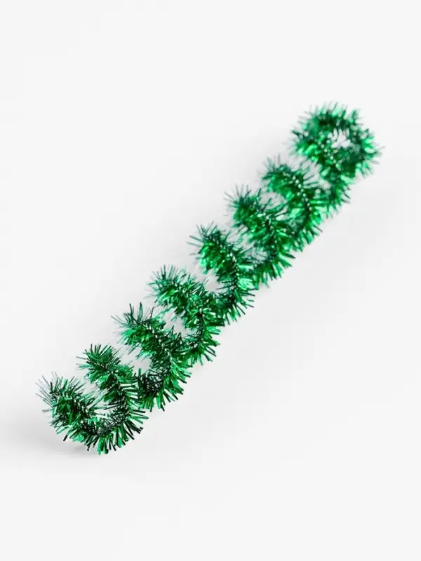 Синельная проволока &laquo;Блеск&raquo;, набор 50 шт., зелёная, 30 см